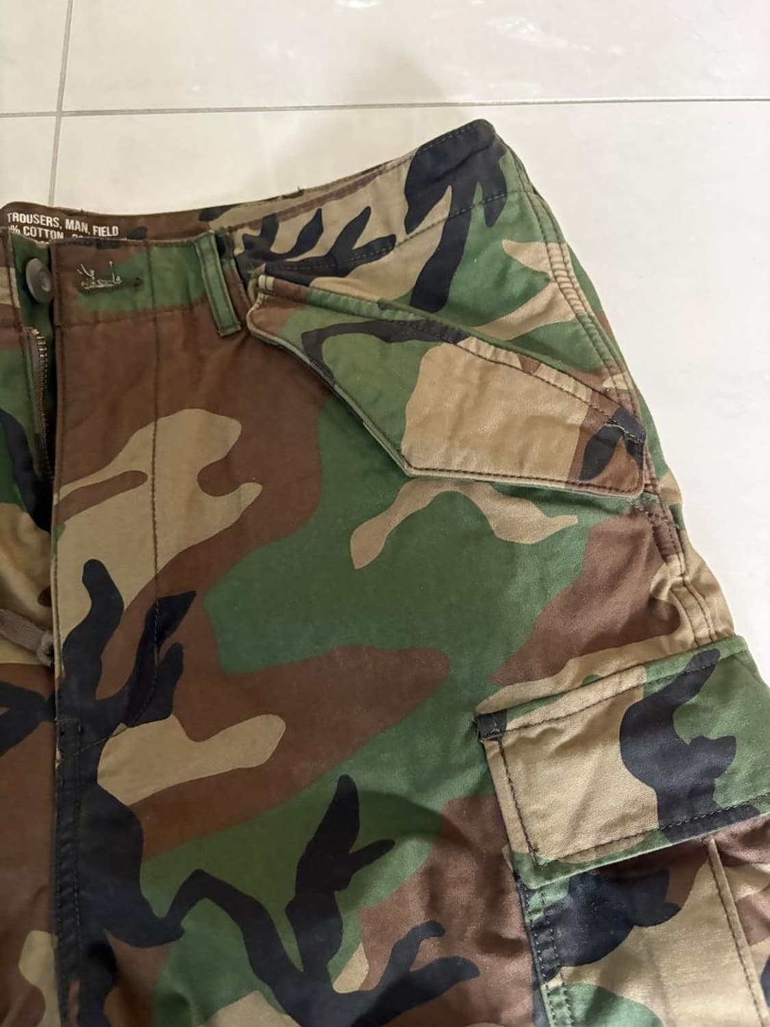 CAMO CARGO PANTS 위장 무늬 카고 팬츠 상품이미지8