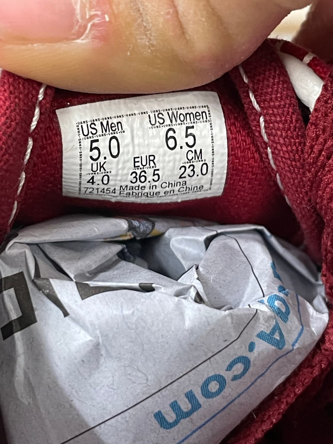 반스 어센틱 토끼의 해 레드 230 (gr-4165) 상품이미지8