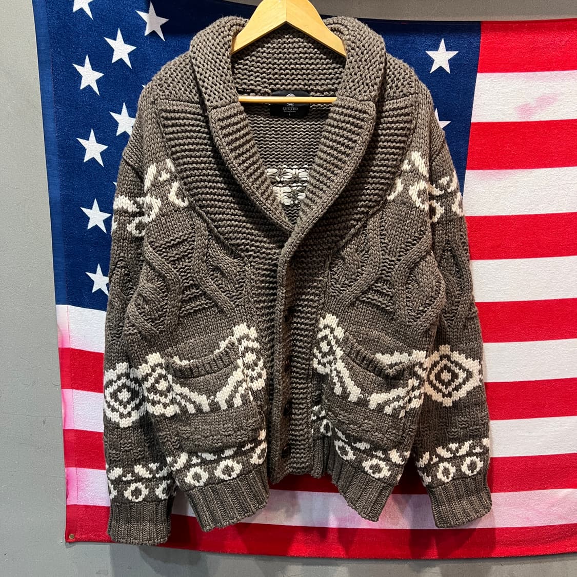 니티드 패턴 코위찬 니트 상품이미지1