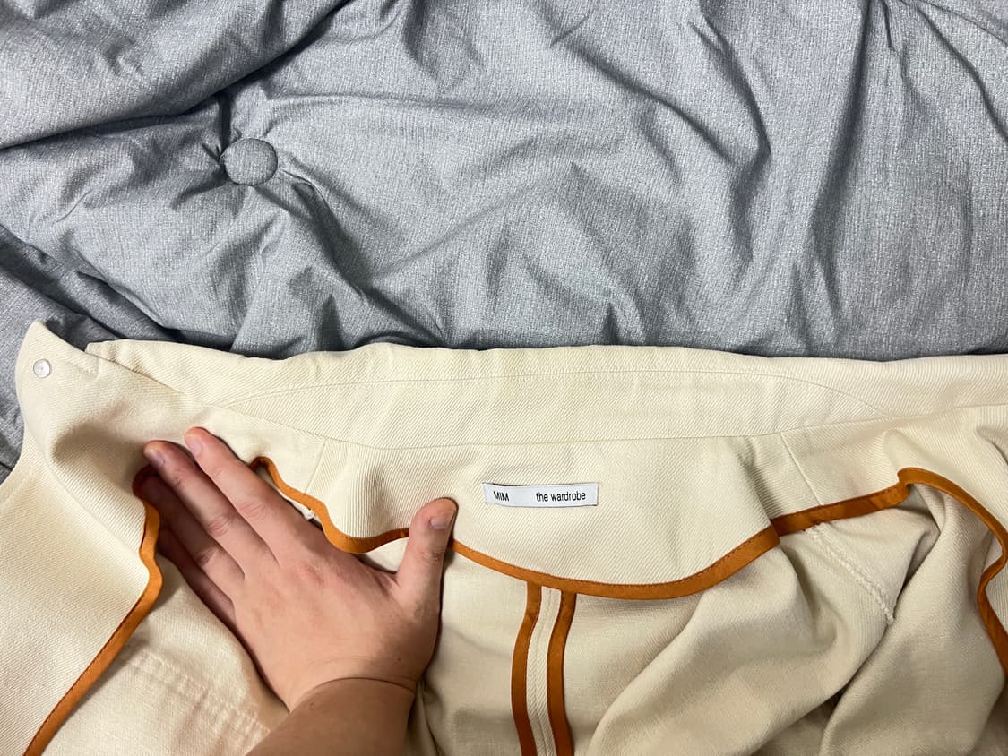 밈더워드로브 ELOY 포켓 데님 트러커 / 크림 / M 상품이미지10