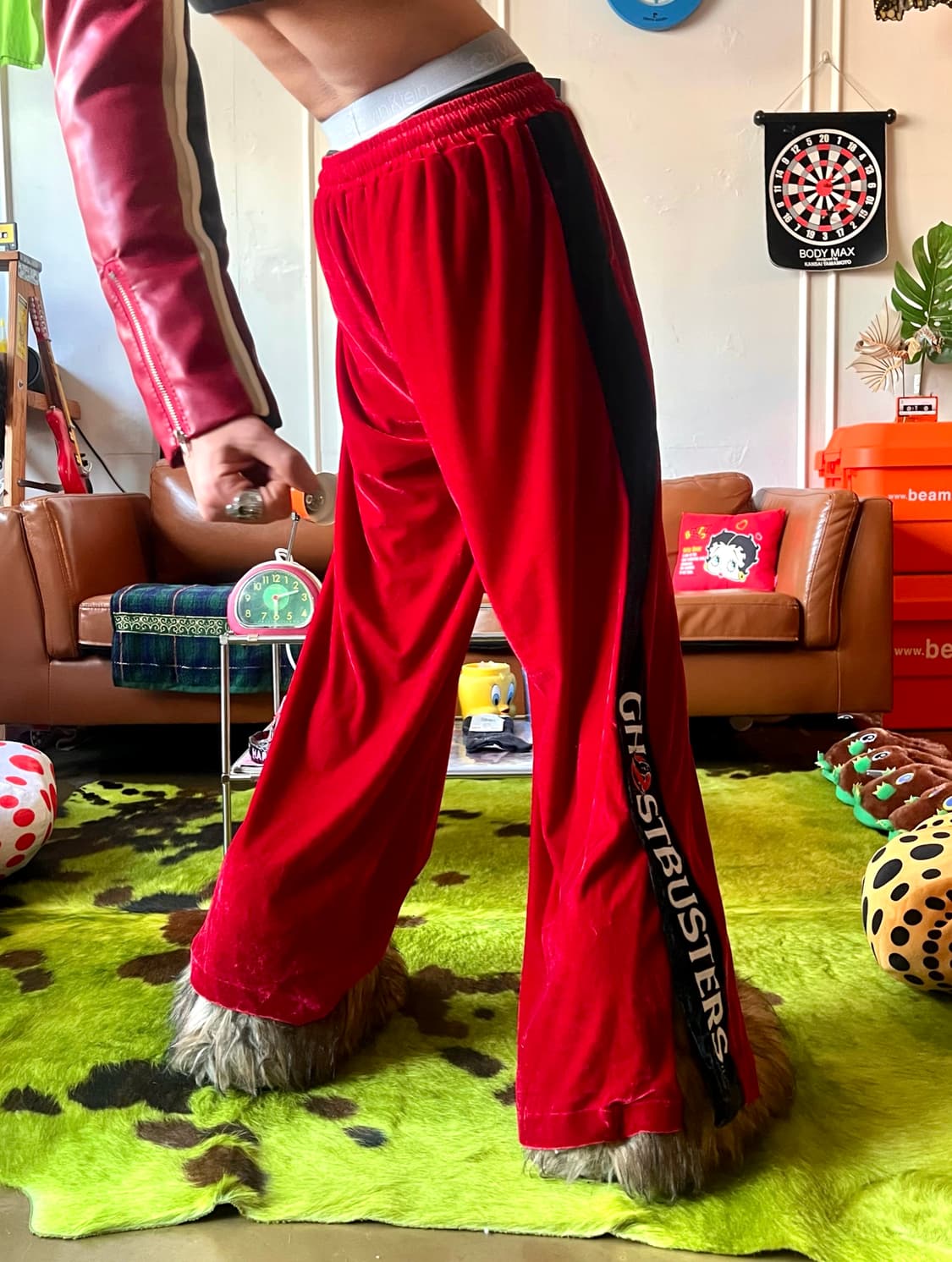 Ghost Busters X CLOSSHI Velour Pants 상품이미지3