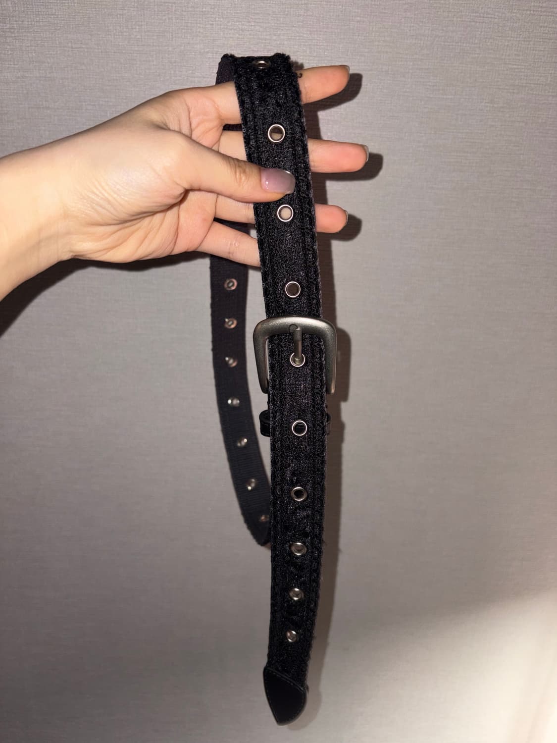 썬번프로젝트 레이스 벨트 차콜 상품이미지2