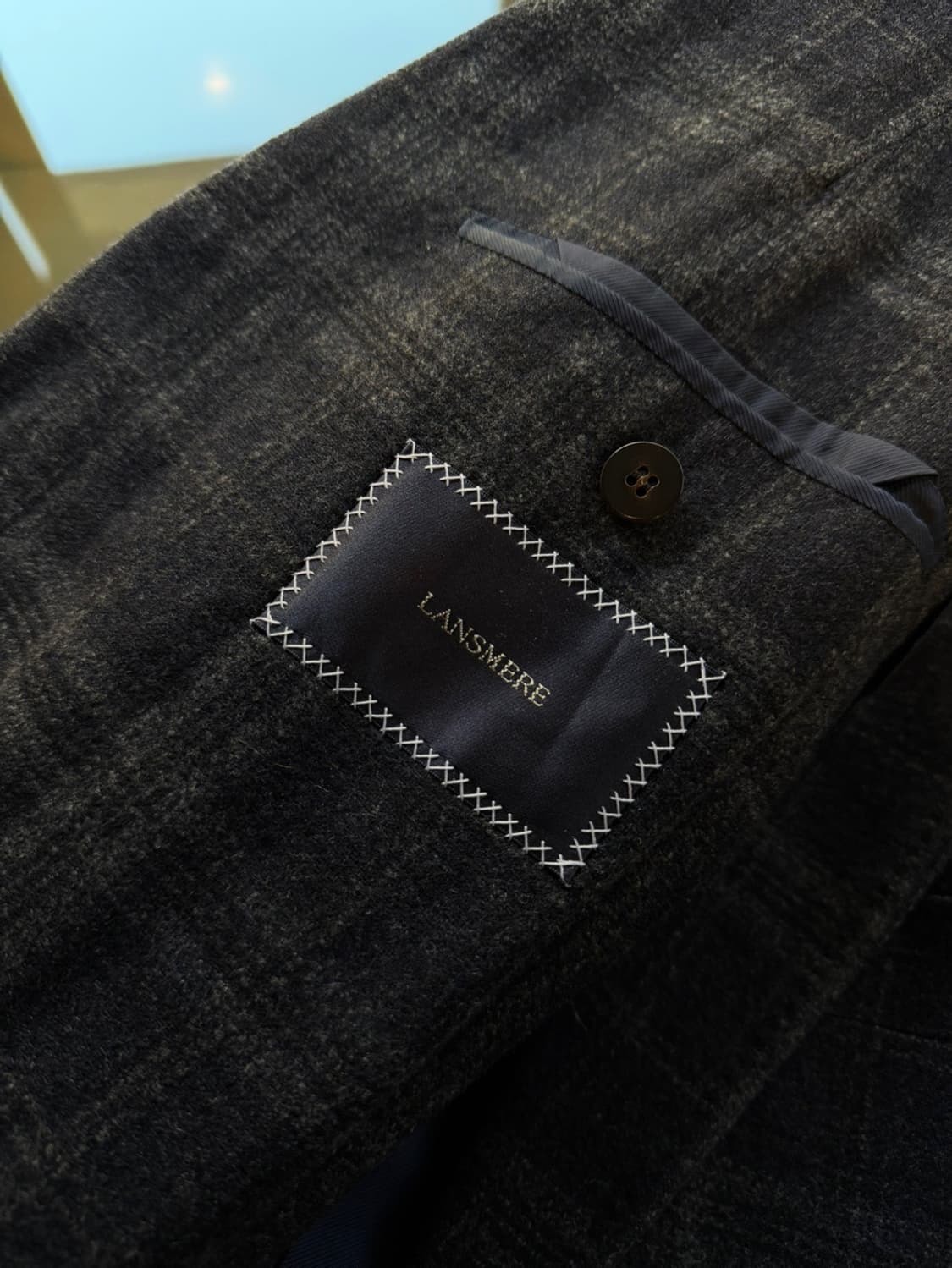 란스미어 플란넬 자켓 슬림100 상품이미지8