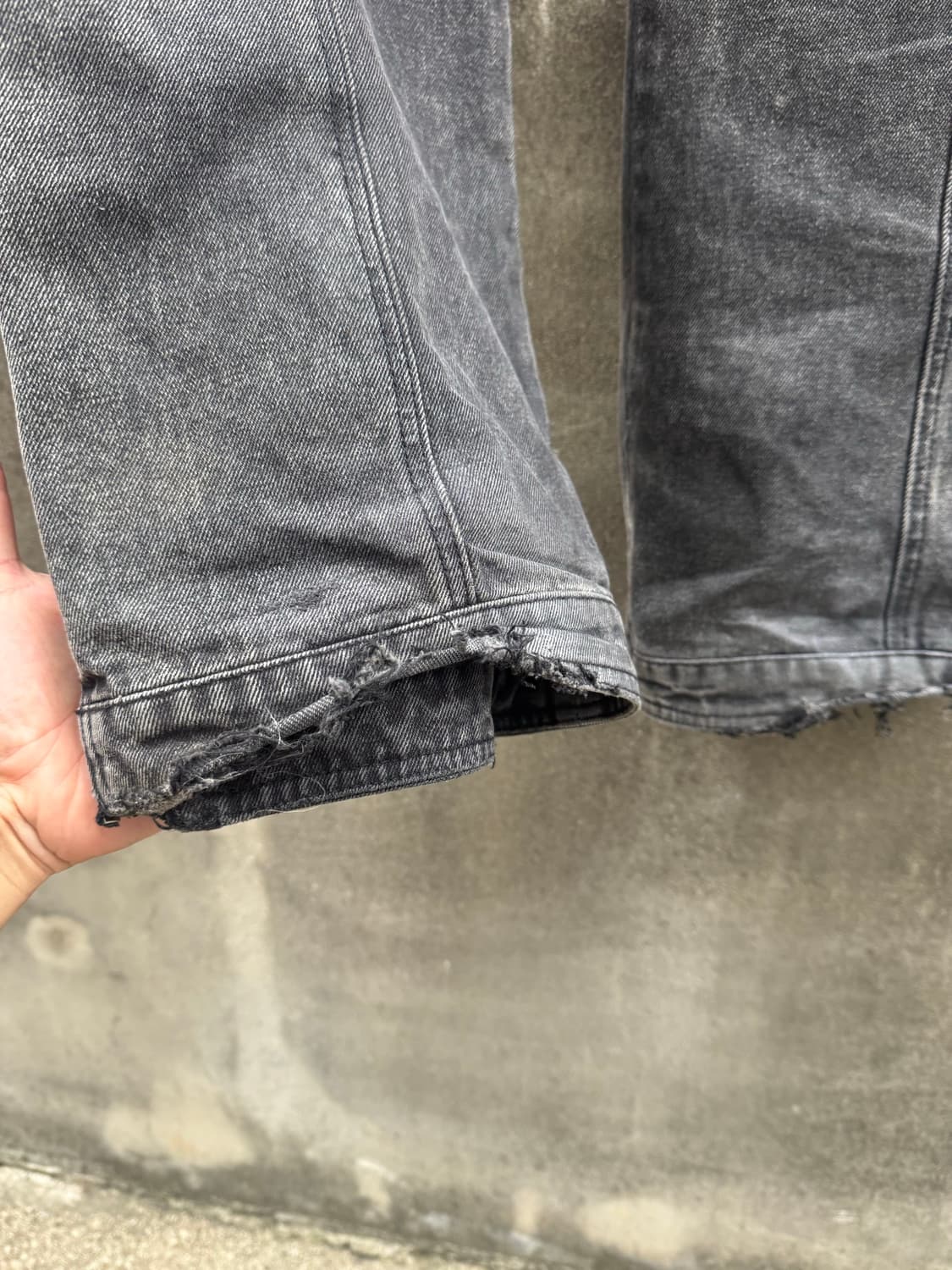 AndersonBell blitz washed zipper Jeans L 상품이미지6