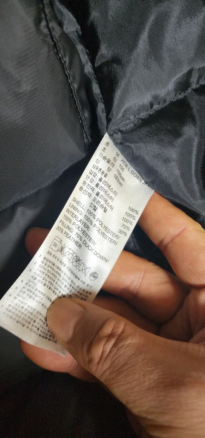 아디다스 남성 에이스 덕다운 롱패딩xl105 상태굿 가격인하 상품이미지7