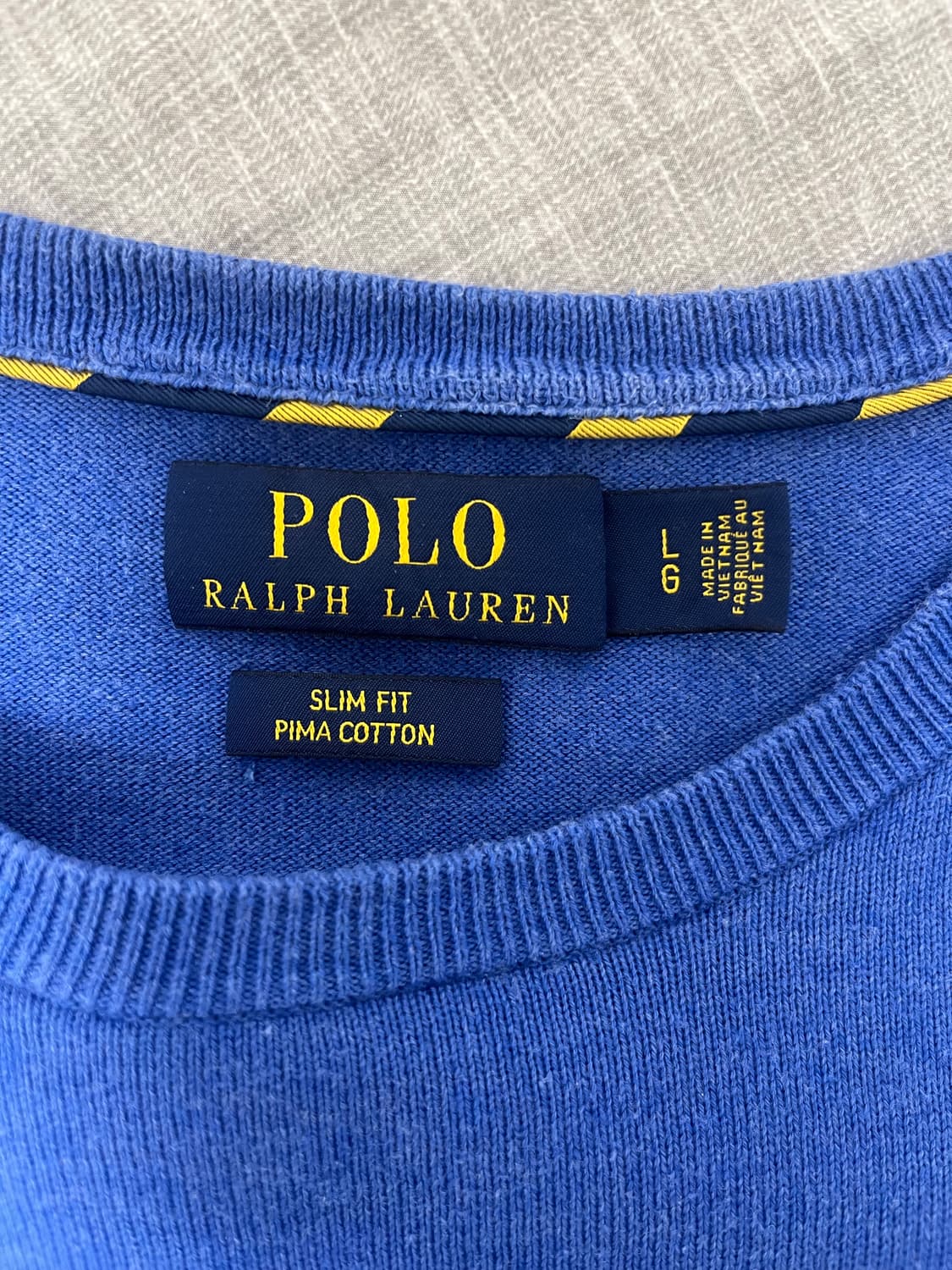 폴로 랄프로렌 블루 니트 L 상품이미지3