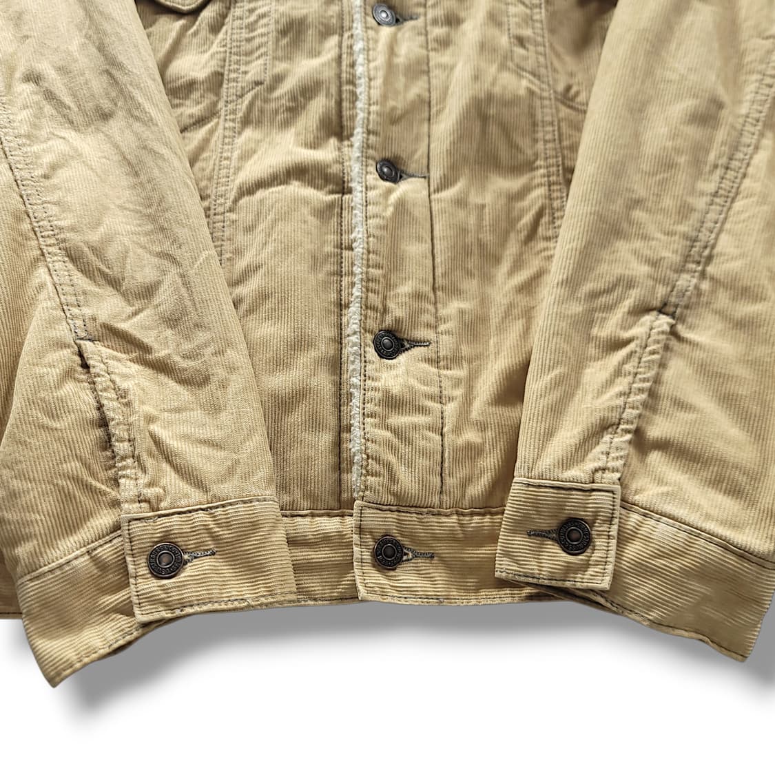 [L] 리바이스 카멜 코듀로이 쉐르파 트러커 자켓 상품이미지7