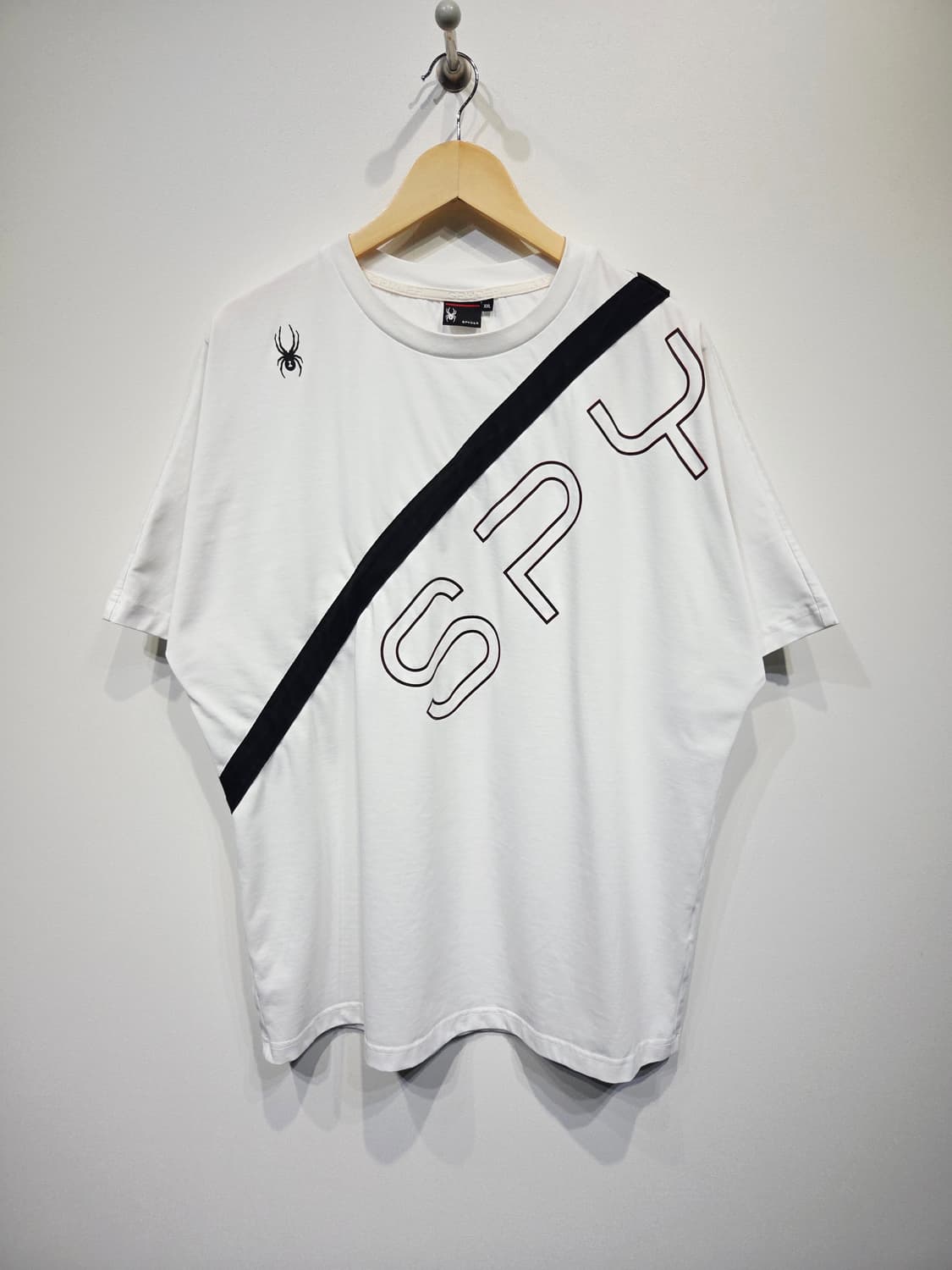 스파이더(SPYDER) 사선 빅로고 반팔 티셔츠 상품이미지2