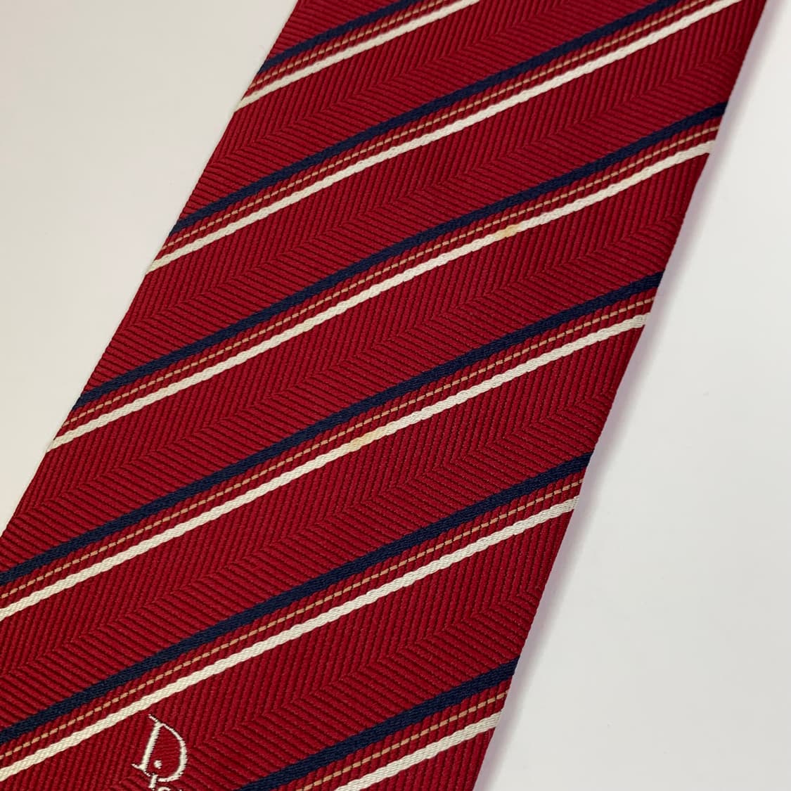 디올(Dior) 스트라이프 넥타이 명품 혼방 A-A+등급 7.5cm 상품이미지10