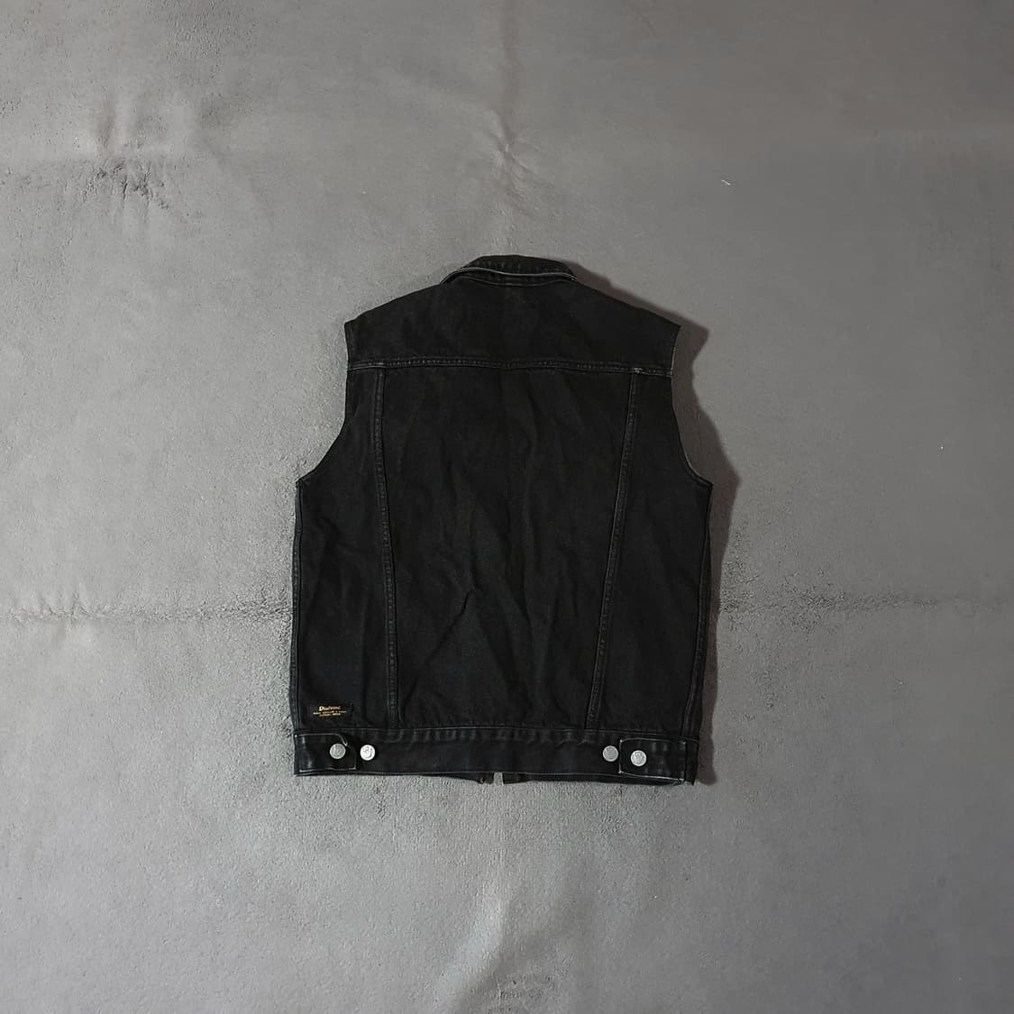 디아프바인 블랙 데님 조끼 베스트 38 상품이미지2