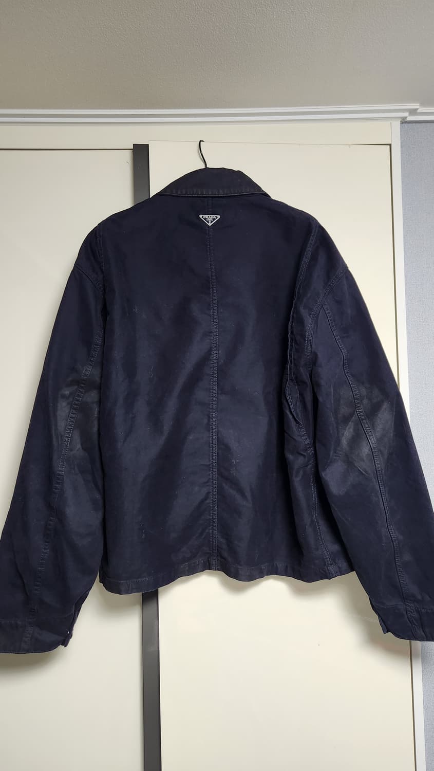 [XL] 프라드 몰스킨 블루종 자켓 네이비 상품이미지5