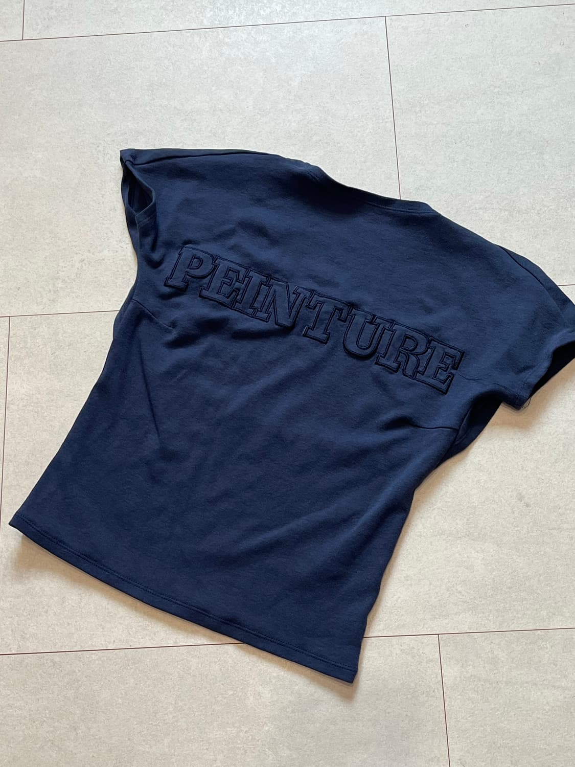 페인츄얼 백리스 티셔츠 미드나잇 네이비 상품이미지1