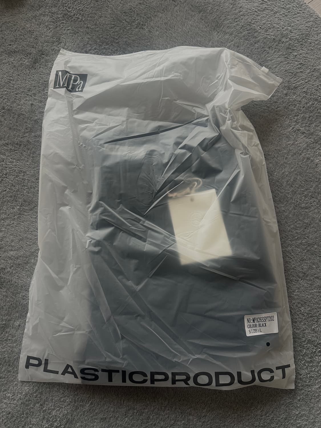 플라스틱프로덕트 리빌드 팬츠 black [L] 상품이미지3