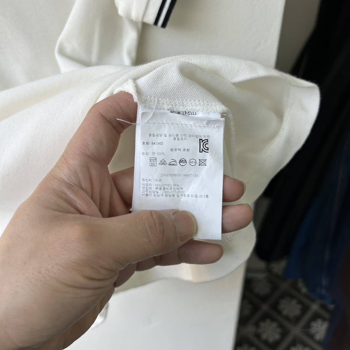 16669 - 몽클레어 로고 패치 폴로 카라티 상품이미지3