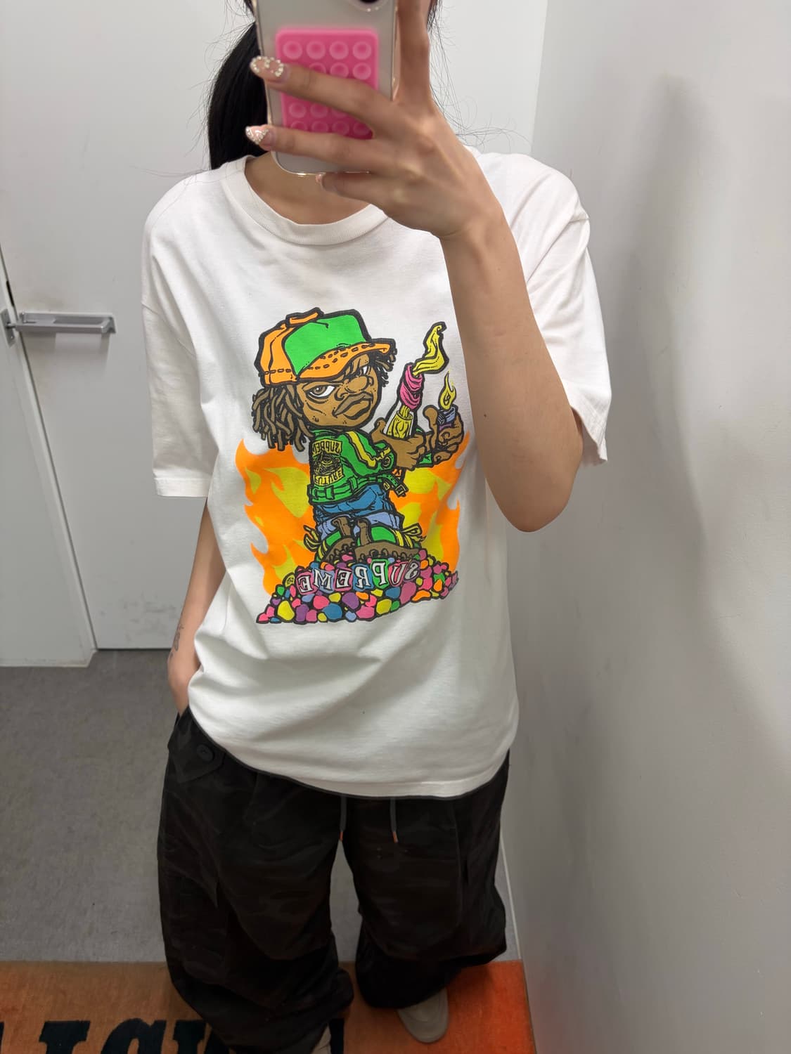 슈프림 19ss 몰로토브 키드 반팔티 상품이미지5