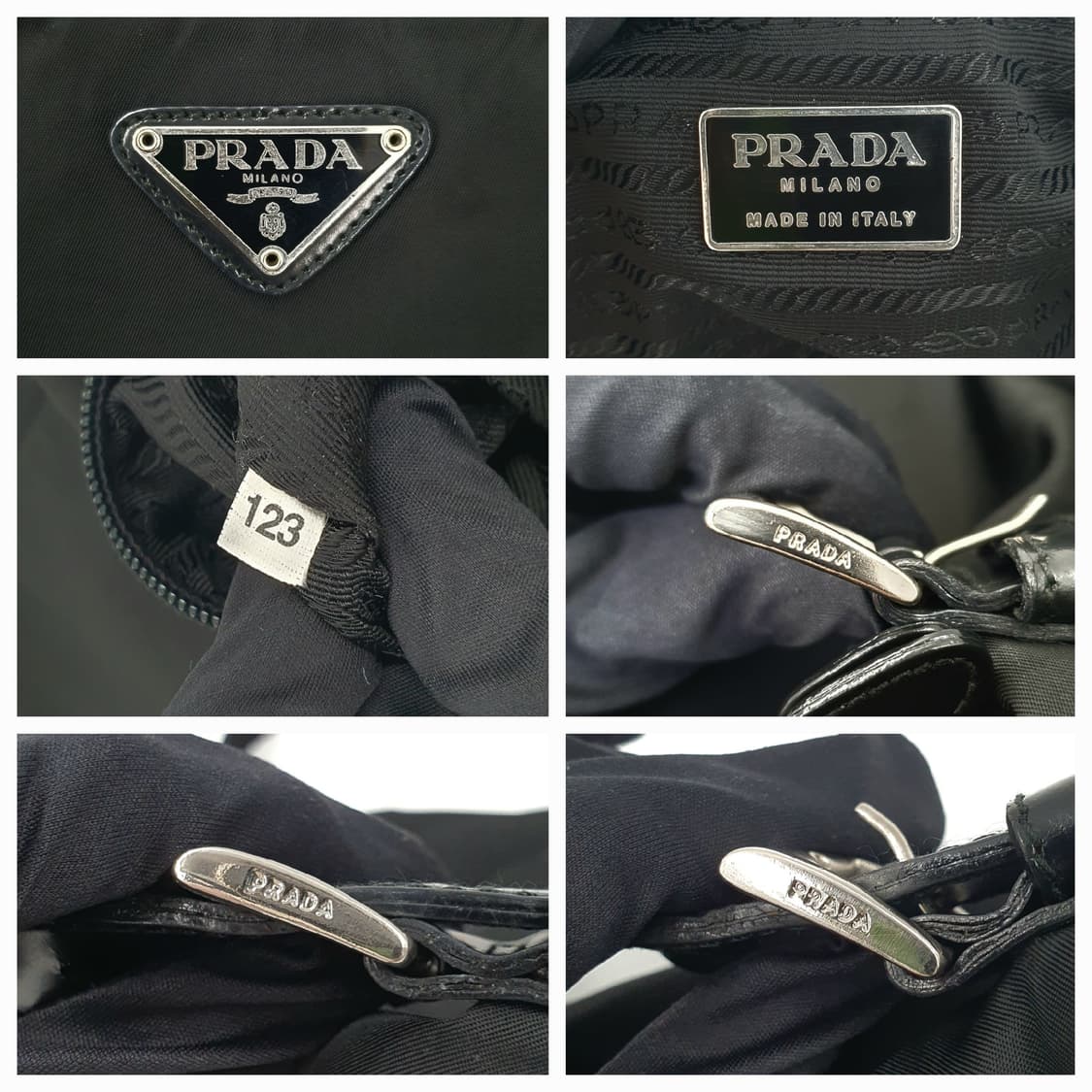 프라다 리나일론 원포켓 백팩 B4650F 상품이미지5