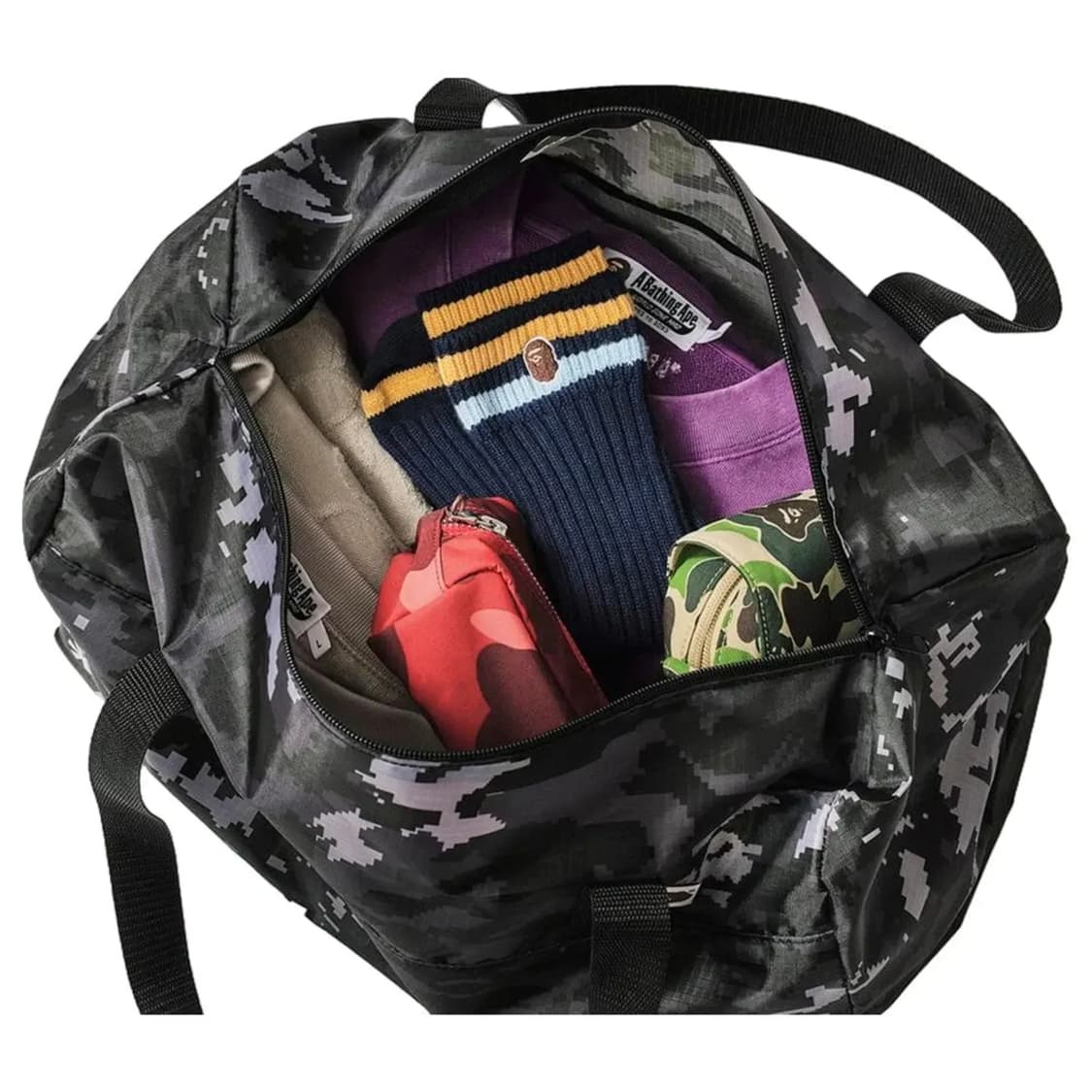 (수수료판매자부담)베이프 잡지부록 디지털카모 보스턴백 더플백 가방 상품이미지4