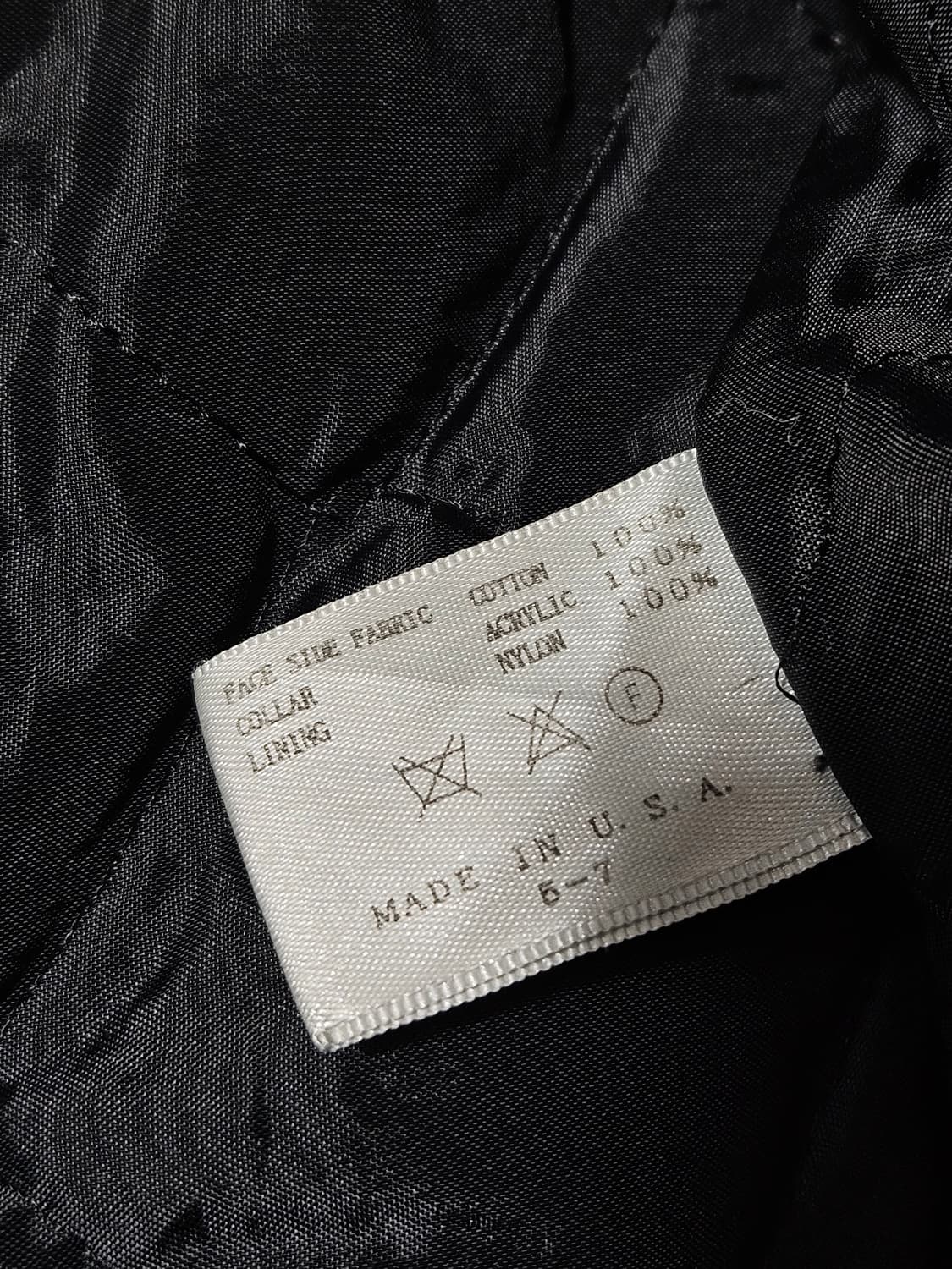 1990's USA N-3 덱자켓 미제 블랙 L 105 상품이미지7