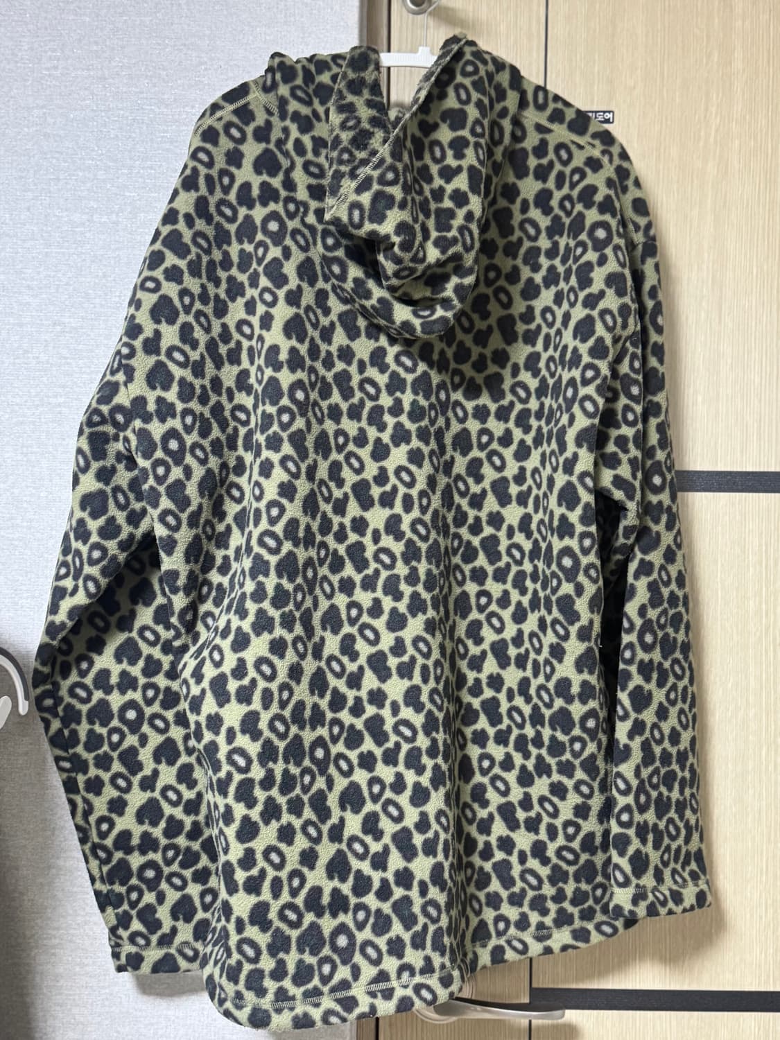 디네댓 레오파드 플리스 후드 상품이미지2