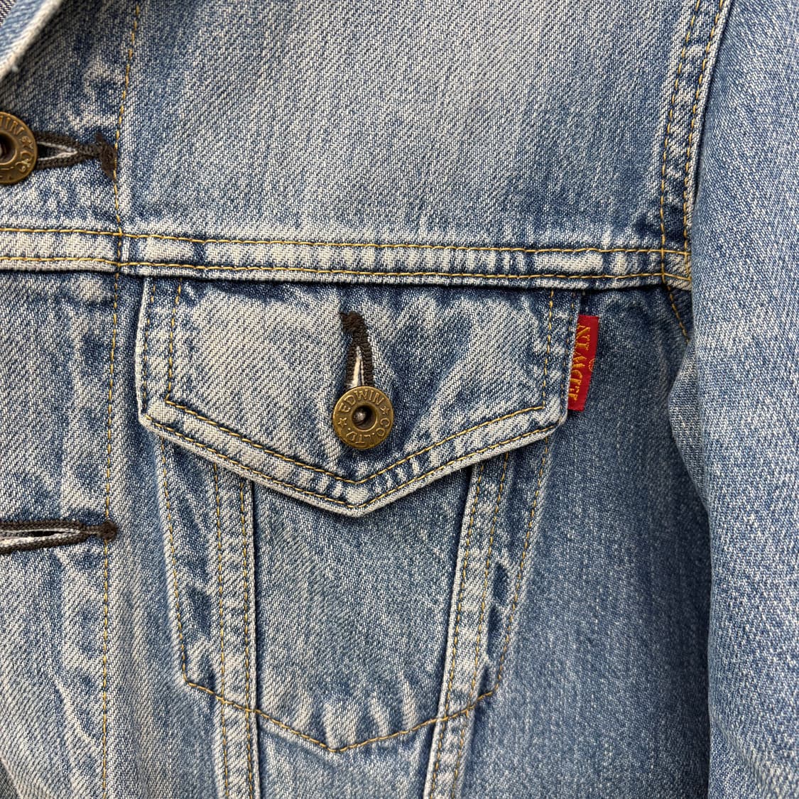 에드윈 데님 청자켓 남성 M 상품이미지3