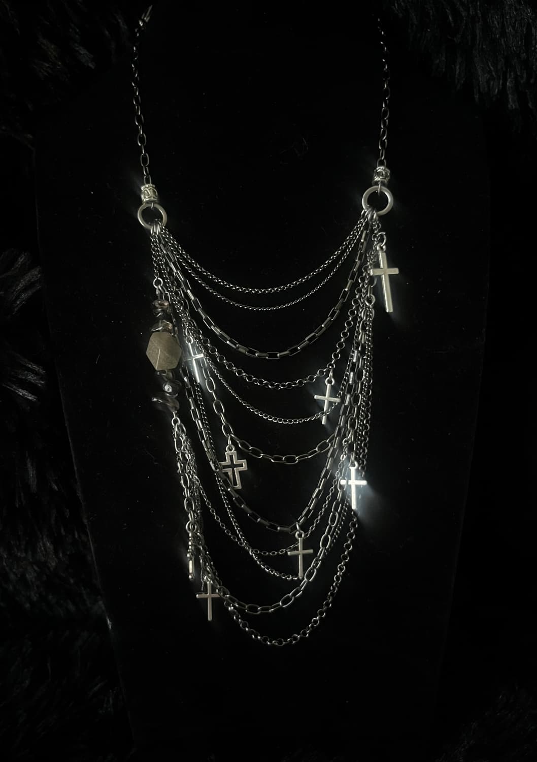 Layering cross custom necklace 상품이미지4