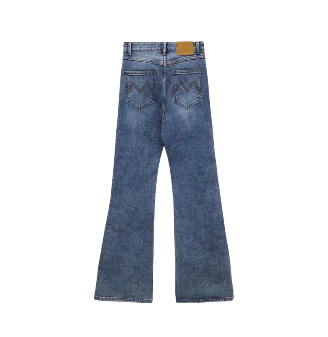 마뗑킴 셔링 부츠컷 데님 블루 M 상품이미지2