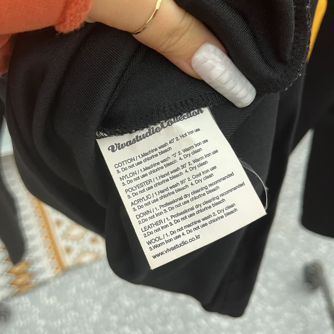 비바스튜디오 올드스쿨 레트로 럭비 넘버 져지 롱슬리브 M C10690 상품이미지6