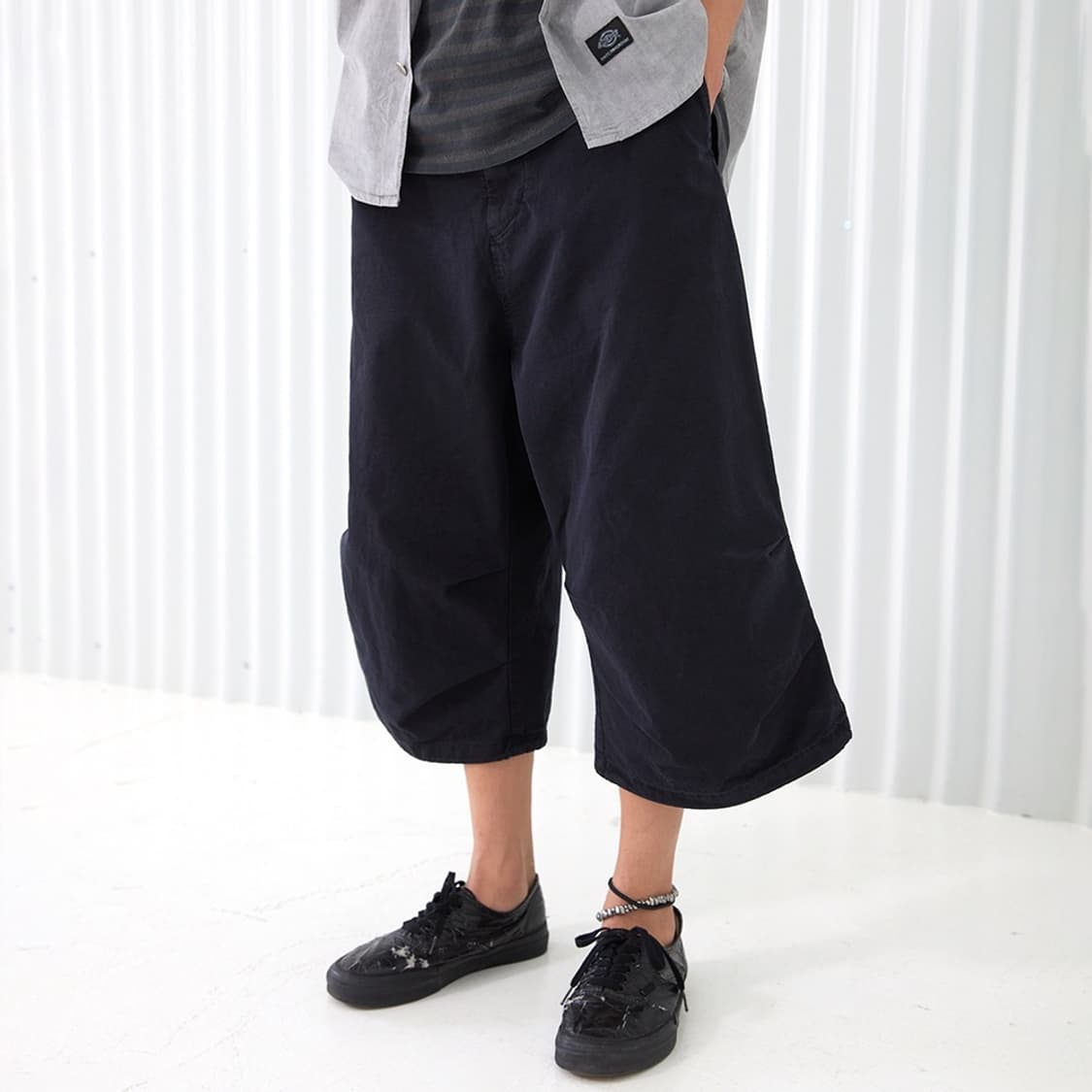 디키즈 x 해칭룸 스노우 쇼츠 다이드 다크 네이비 [3] 상품이미지1