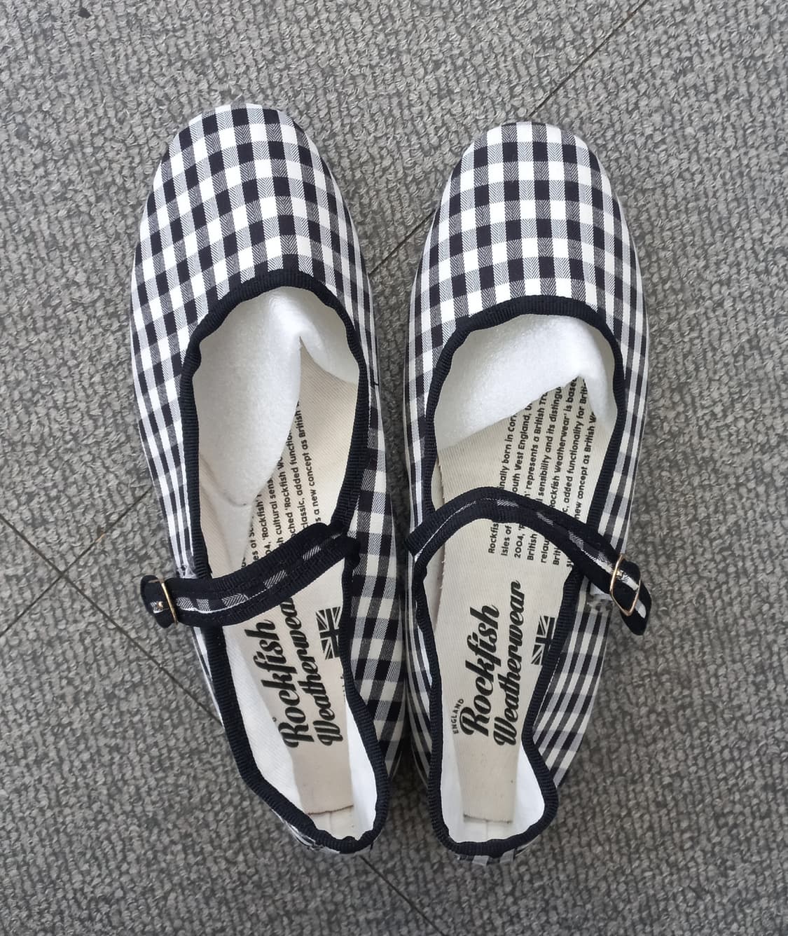 락피쉬웨더웨어 벨라 메리제인 체크 슈즈 235mm 상품이미지6