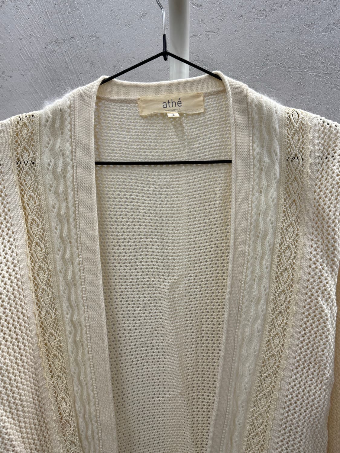 athe 아떼 아이보리 앙고라 가디건 002 상품이미지3