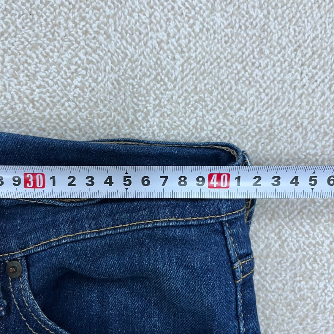 [32] 리바이스 513 슬림 스트레이트 데님 청바지 0108M1 상품이미지7