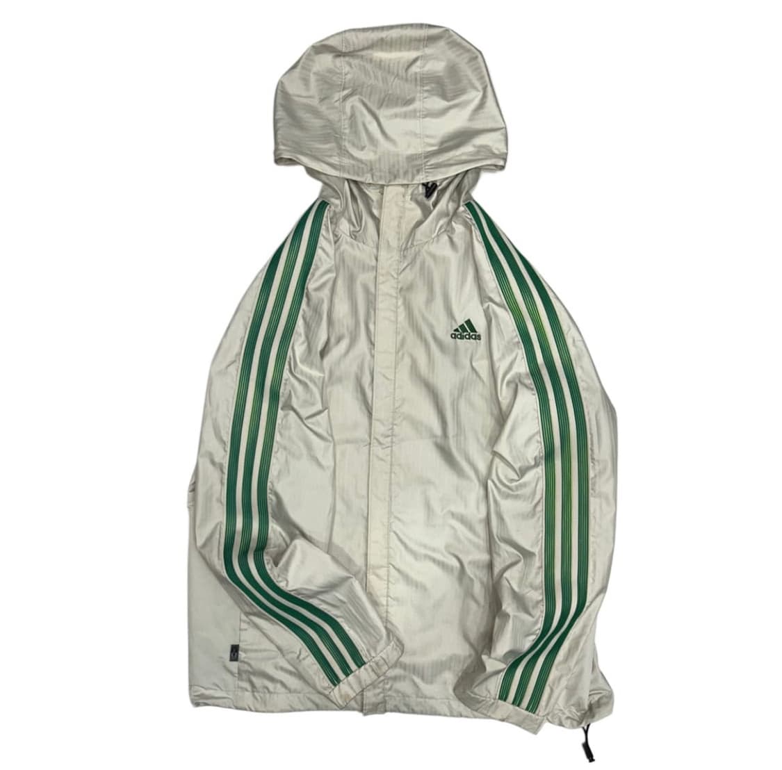 아디다스 대장 탁한 아이보리 초록 윈드져지 상품이미지2