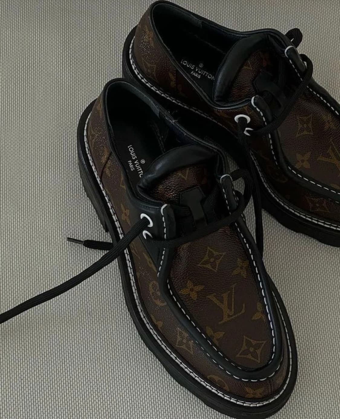 루이비통 여성 LV 보부르 플랫폼 더비 슈즈 상품이미지1