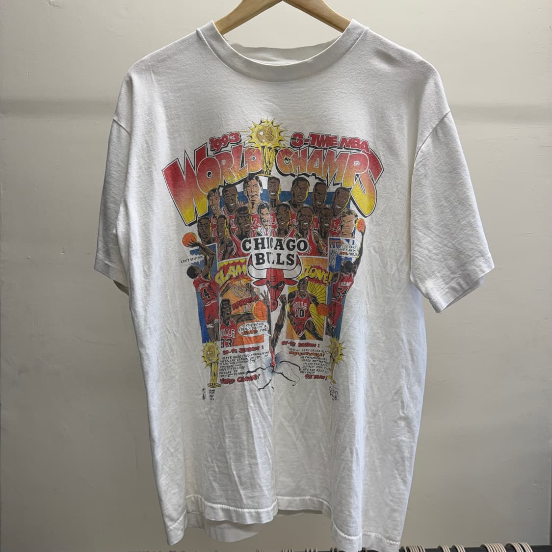 90s Vintage NBA Chicago Bulls Tshirt 상품이미지1