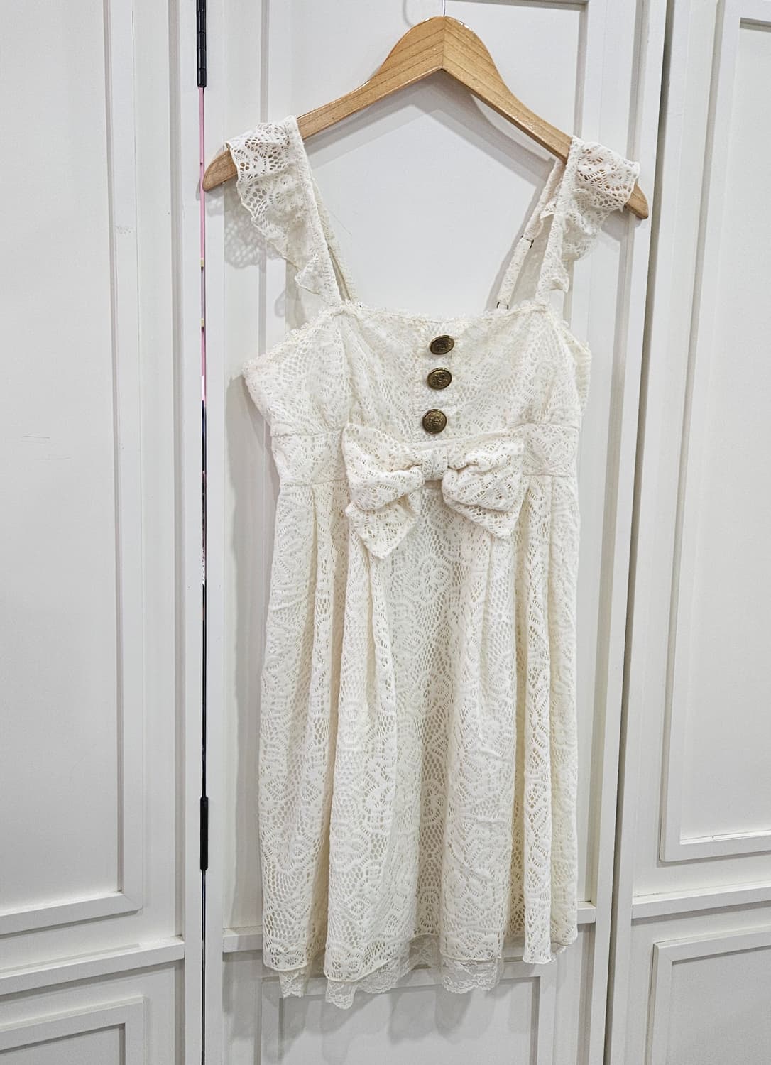 리즈리사(LIZ LISA) 로즈버튼 히메 레이스 원피스 상품이미지2