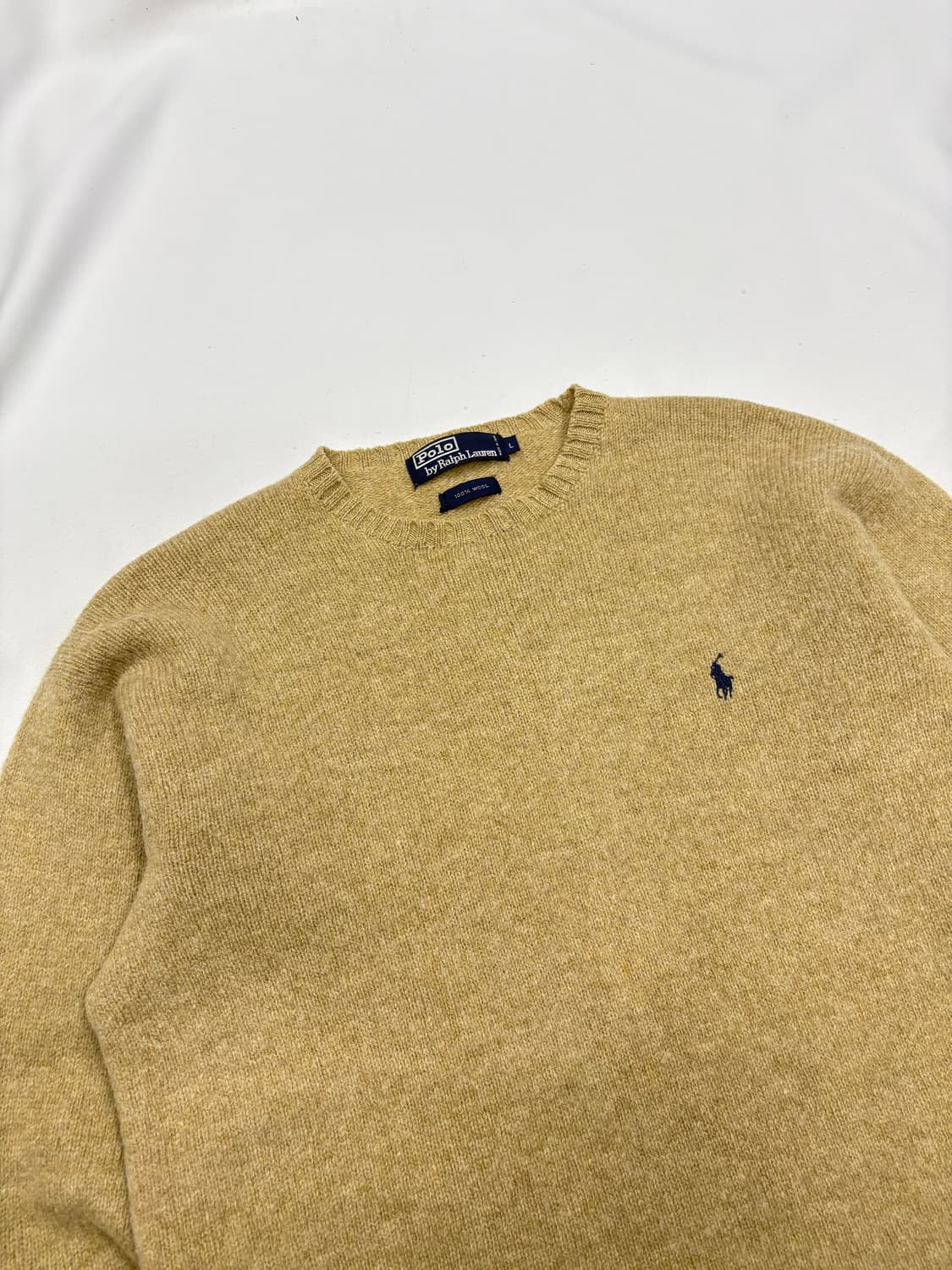 00s 폴로 랄프로렌 아이보리 울니트 상품이미지4
