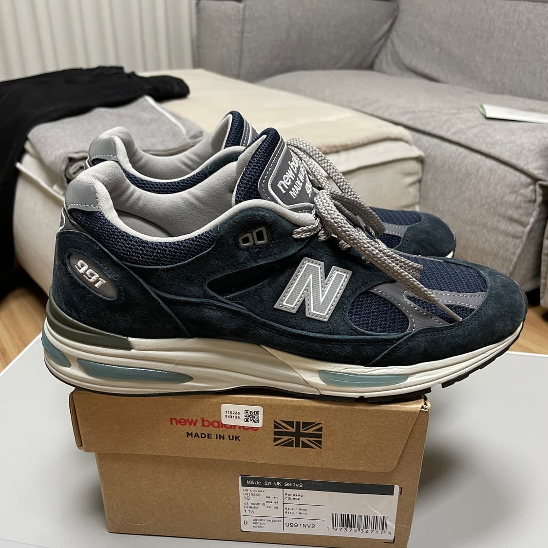 뉴발란스 991v2 네이비 280 상품이미지4