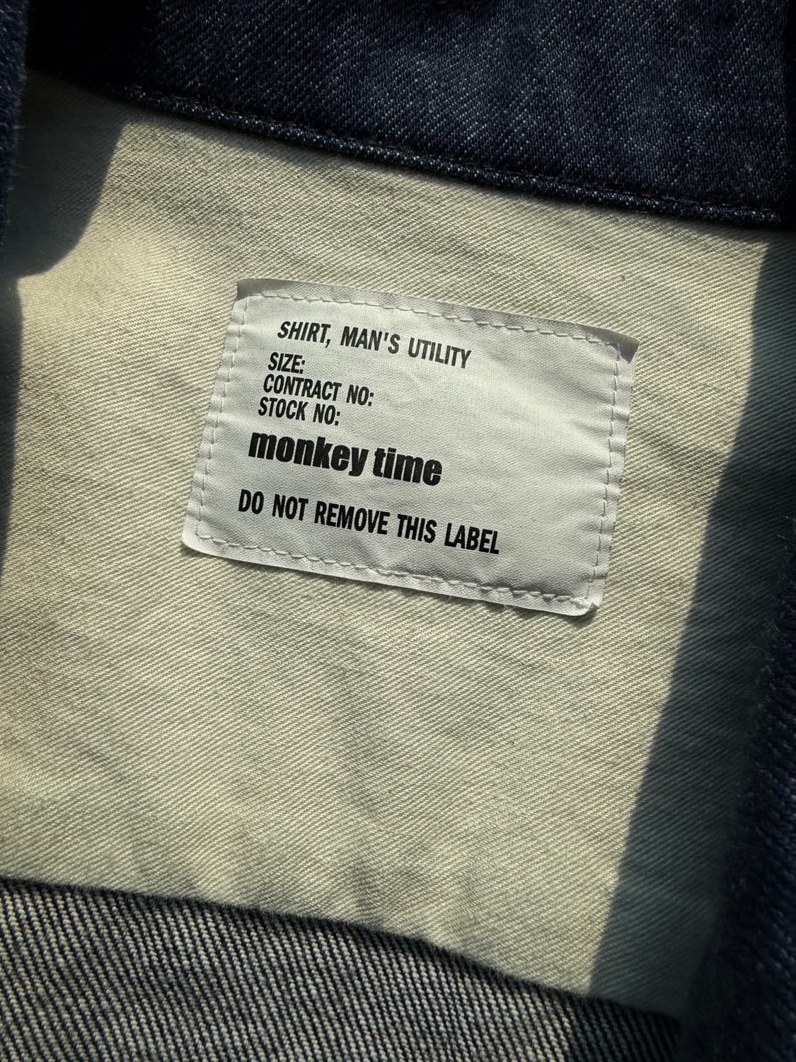 몽키타임 데님 퍼티그 자켓 M(XL) 상품이미지6