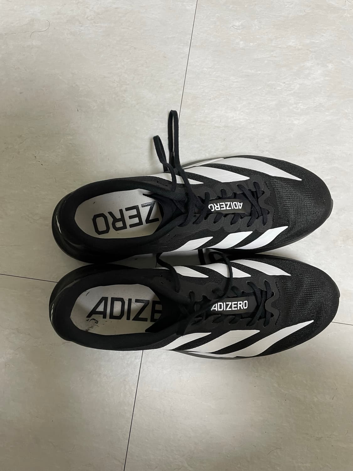 270 아디다스 아디제로 EVO SL 코어 블랙 클라우드 화이트 상품이미지2