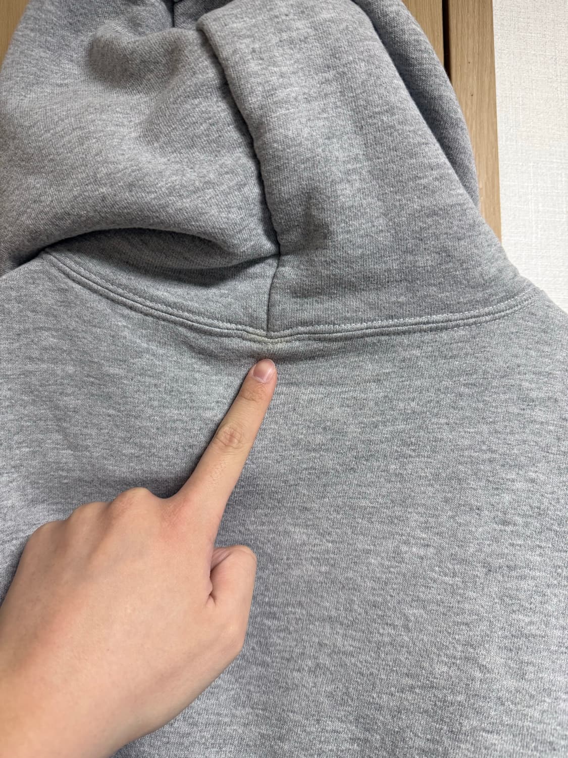 [XL] 빈티지 러셀 후드집업 회색 (made in usa) 상품이미지5