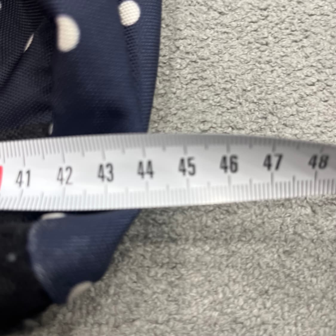 미치코런던 네이비 도트 더플백 상품이미지7