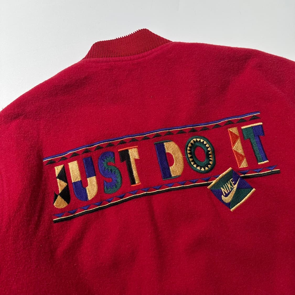 나이키 90‘s JUST DO IT 올드스쿨 울 바시티 자켓 상품이미지4