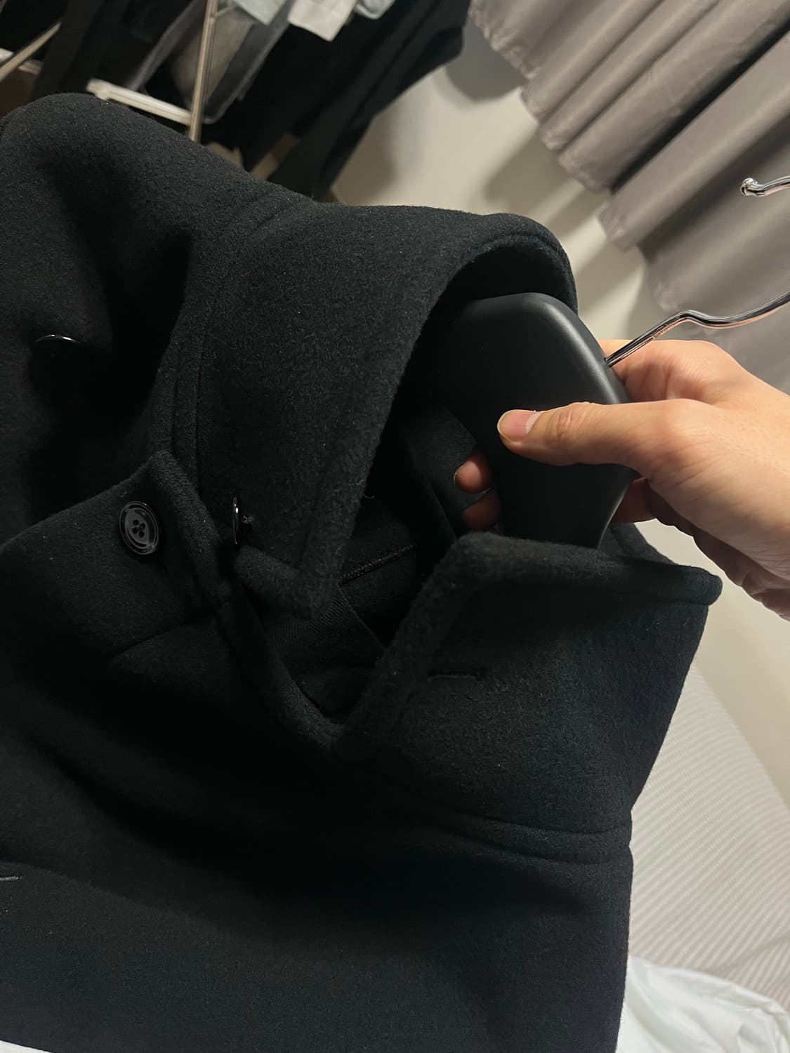 르메르 랩코트 블랙24fw L 상품이미지3