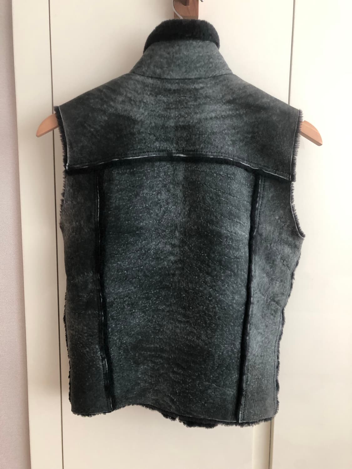 RUFFO(루포) 쉐어링(무스탕) 베스트 자켓 상품이미지4