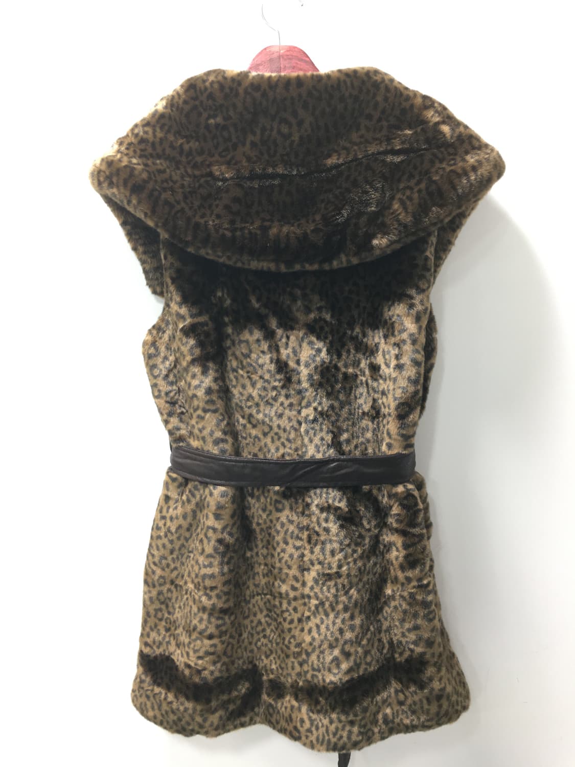 molliolli by 이도이 호피 퍼 조끼 상품이미지7