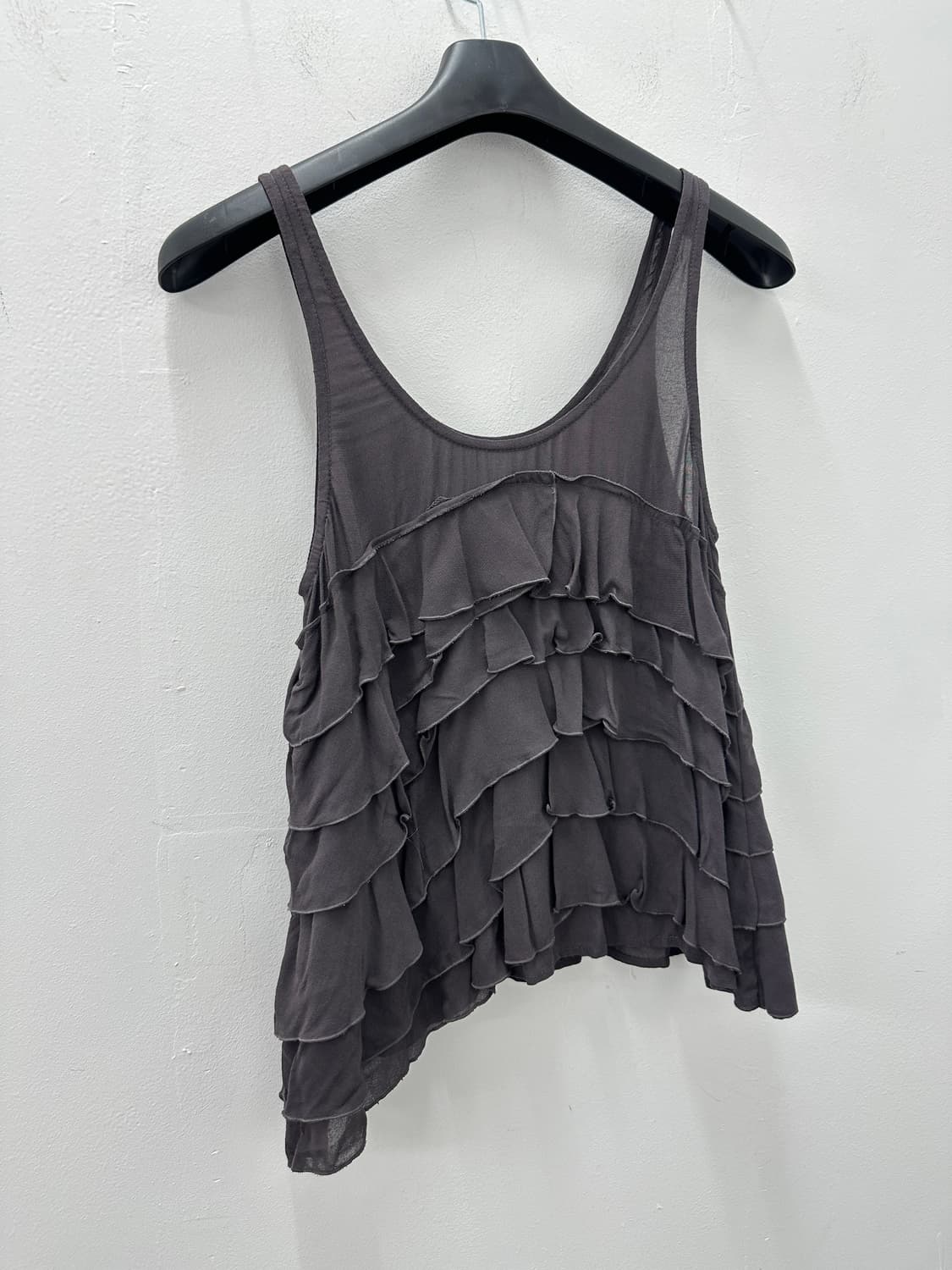 Vintage Layered Pleats stud point Tank t 상품이미지8