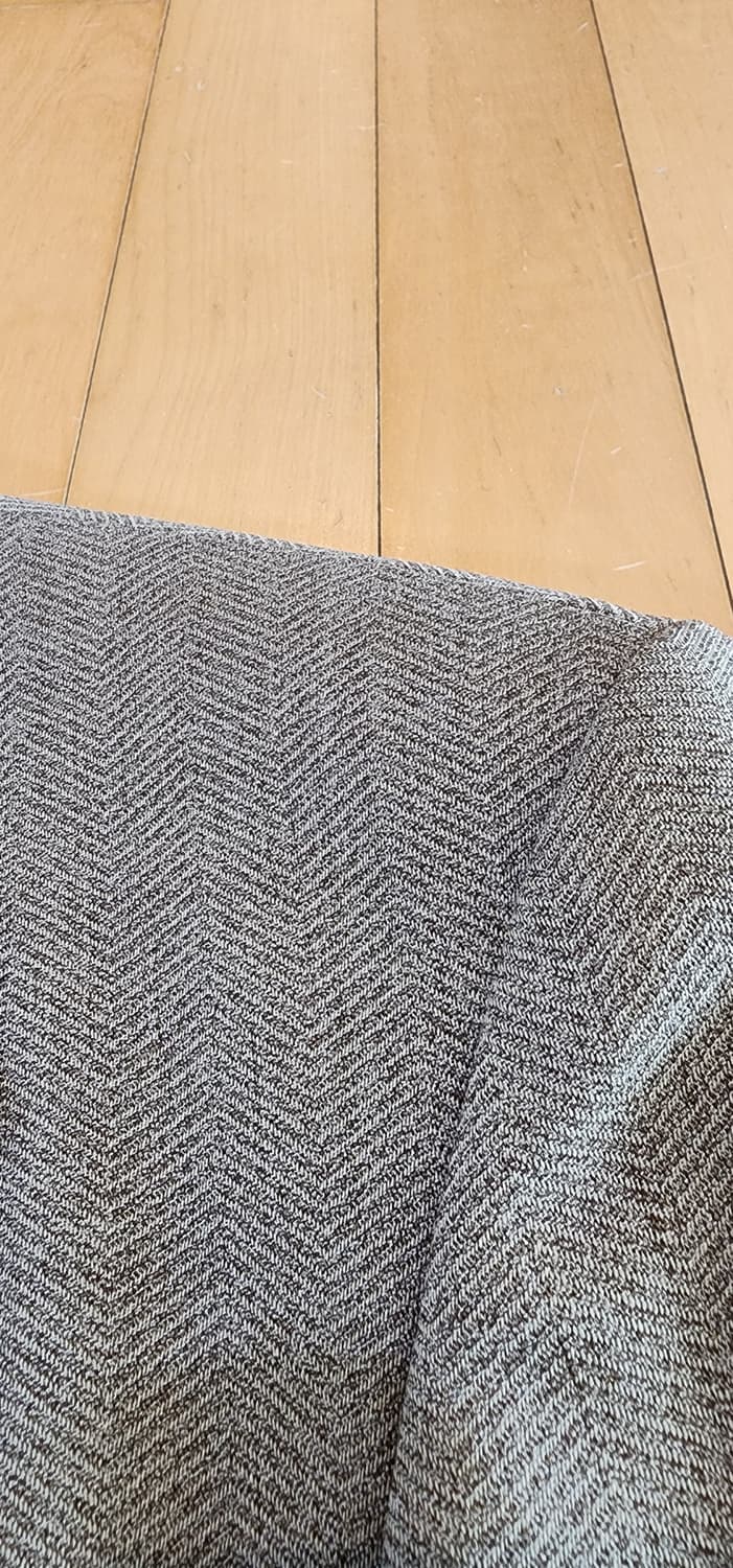 베이지 헤링본패턴 3버튼 울자켓 XL 상품이미지7