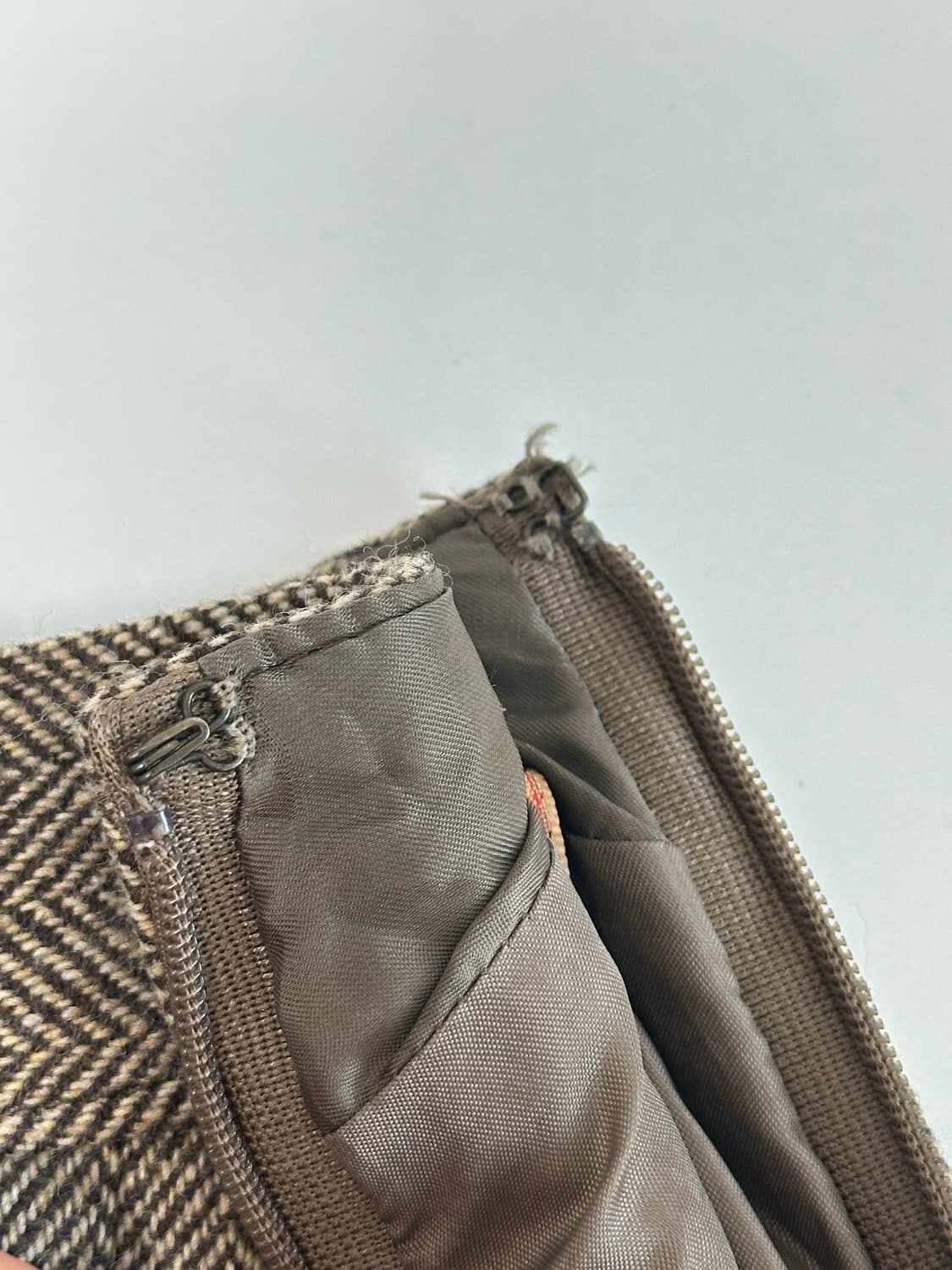 버버리 블루라벨 헤링본 체크 스커트 상품이미지7