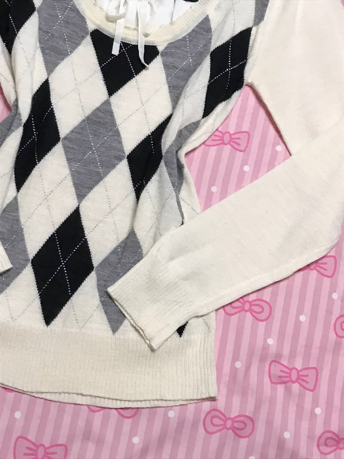 아가힐 레이어드 니트 로걀 히메갸루 공겜 상품이미지3