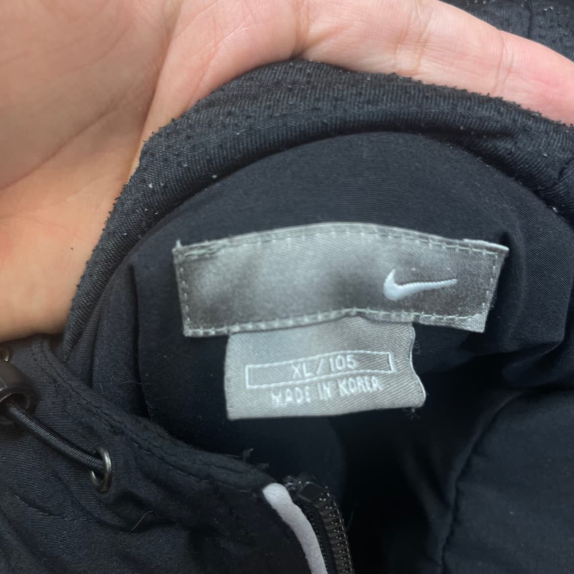 나이키 올드스쿨 후드베스킷볼로고 블랙스우시점퍼 105 상품이미지4